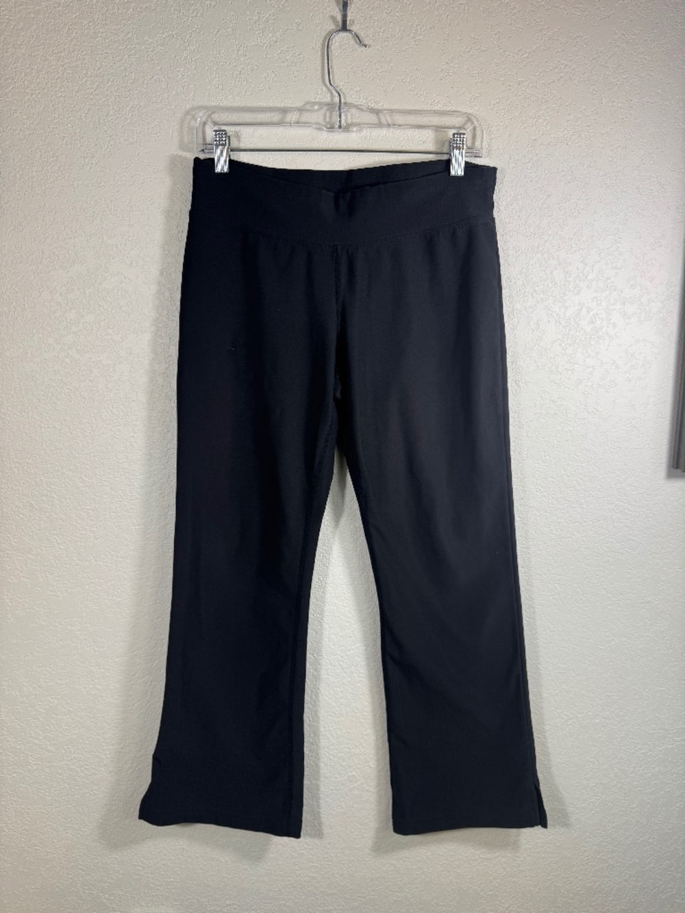 Lucy Tech Black Cropped Pants S Short